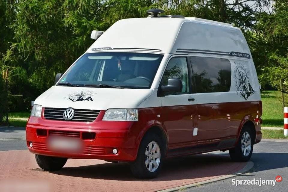 Volkswagen transporter T5 Bus Kamper Long diesel Volkswagen Pieszyce