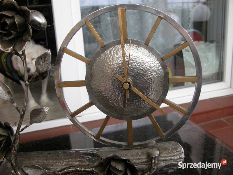 zegar metaloplastyka kwiaty Gorzów Wielkopolski
