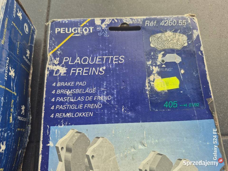 Peugeot 405 nowe oryginalne tarcze hamulcowe podlaskie Białystok sprzedam
