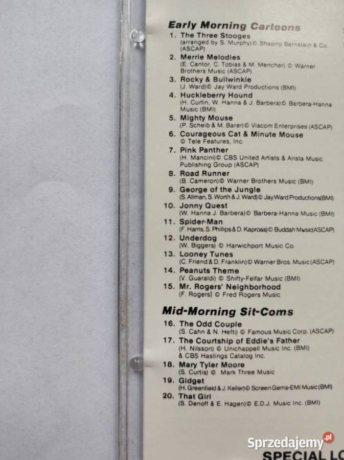 televisions greatest hits vintage 1986