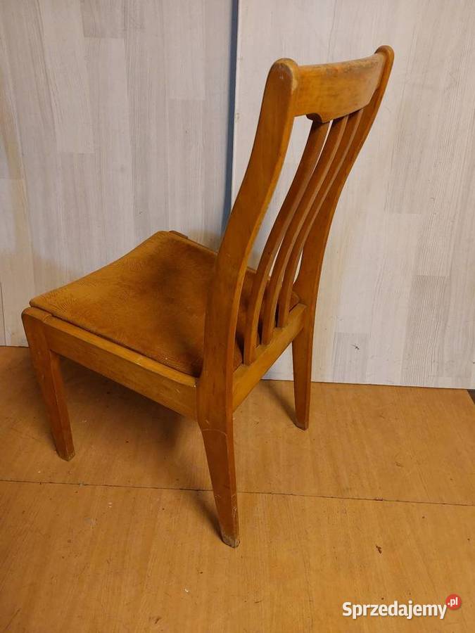 Krzesła drewniane PRL Żory