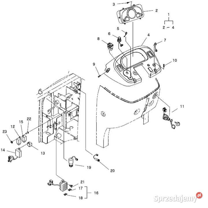 Włącznik wałka WOMPTO 12V10W LS R41 LS U50 podkarpackie Tajęcina