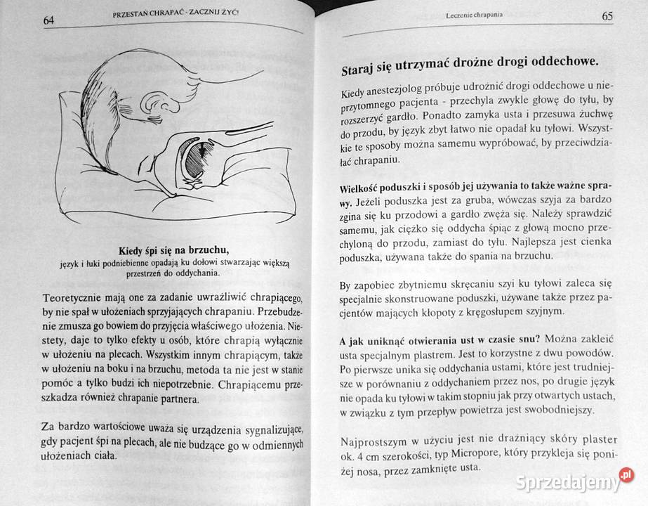 Przestań chrapać zacznij żyć Tore Strandell lubelskie Chełm