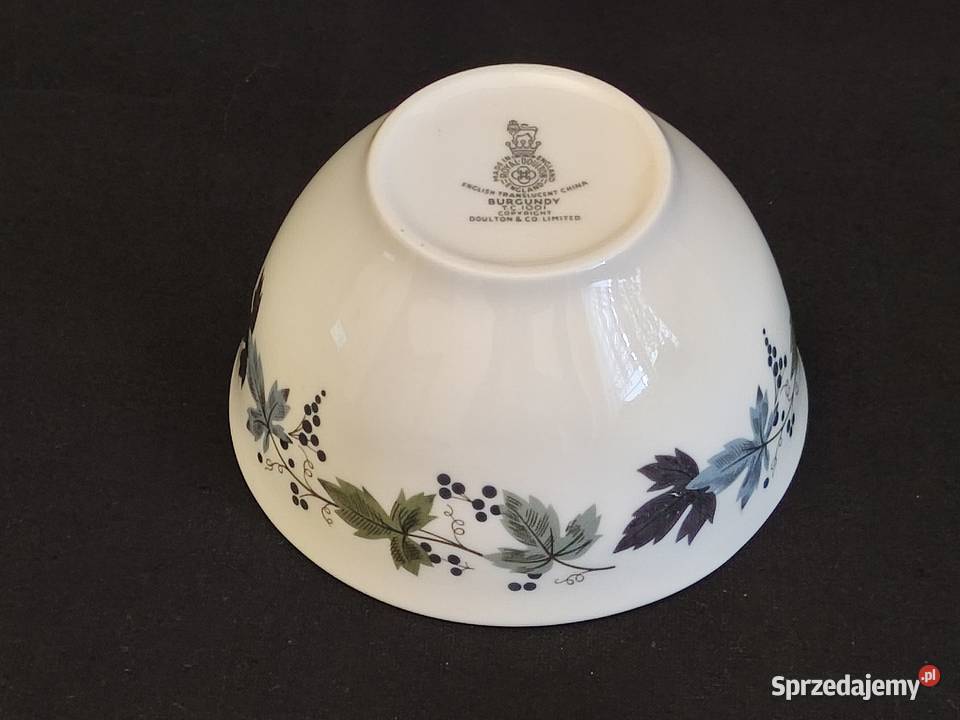 Cukiernica angielska Royal Doulton Burgundy Chełm