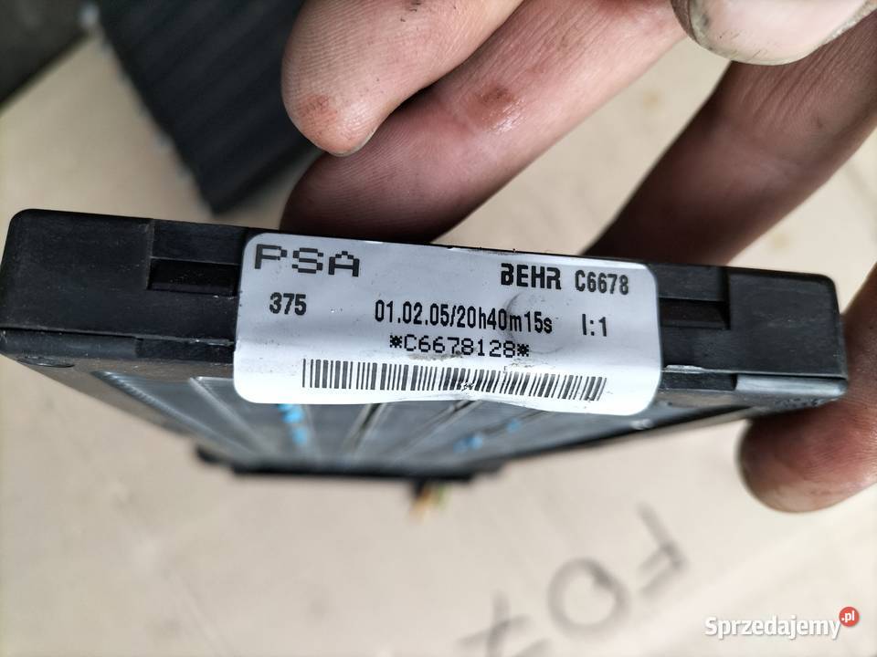 citroen c4 C5 Elektryczna nagrzewnica Kamień-Kolonia sprzedam