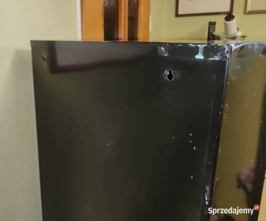 Szafka na buty metalowa czarna