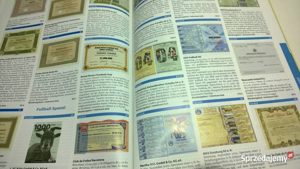 katalog aukcyjny papierów wartościowych 56 Warszawa