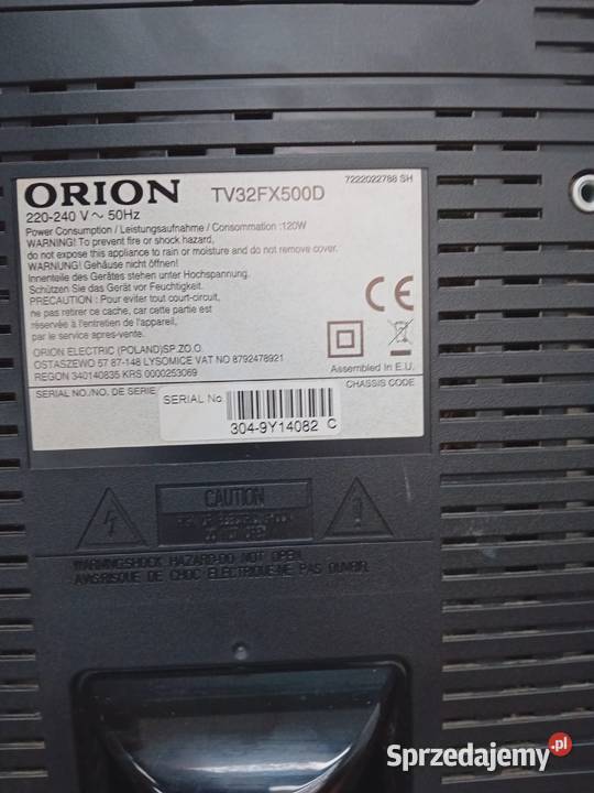 TV Orion TV32FX500D LCD Jarosław