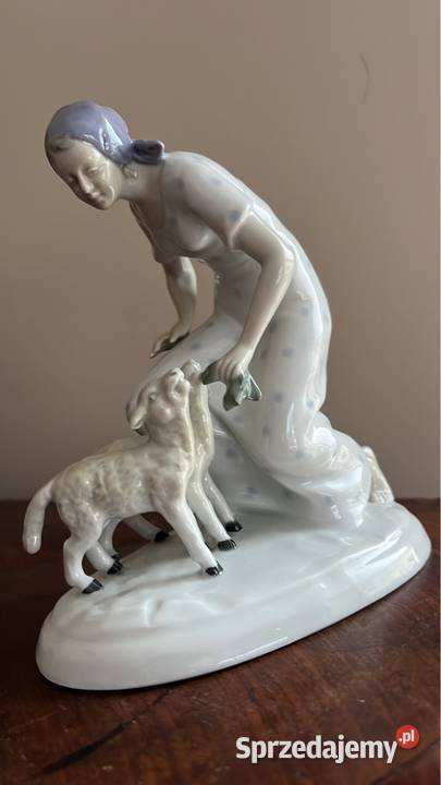 Figurka dziewczyny z owieczkami Carl Gdańsk