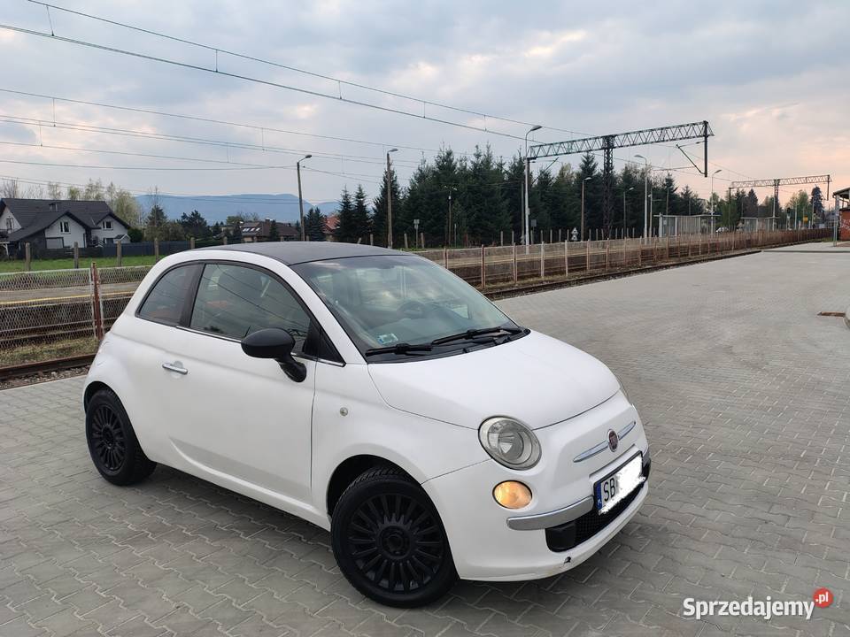 Fiat 500 12 BenzynaGAZ Sprawny 2008r Możliwa śląskie Wilamowice sprzedam
