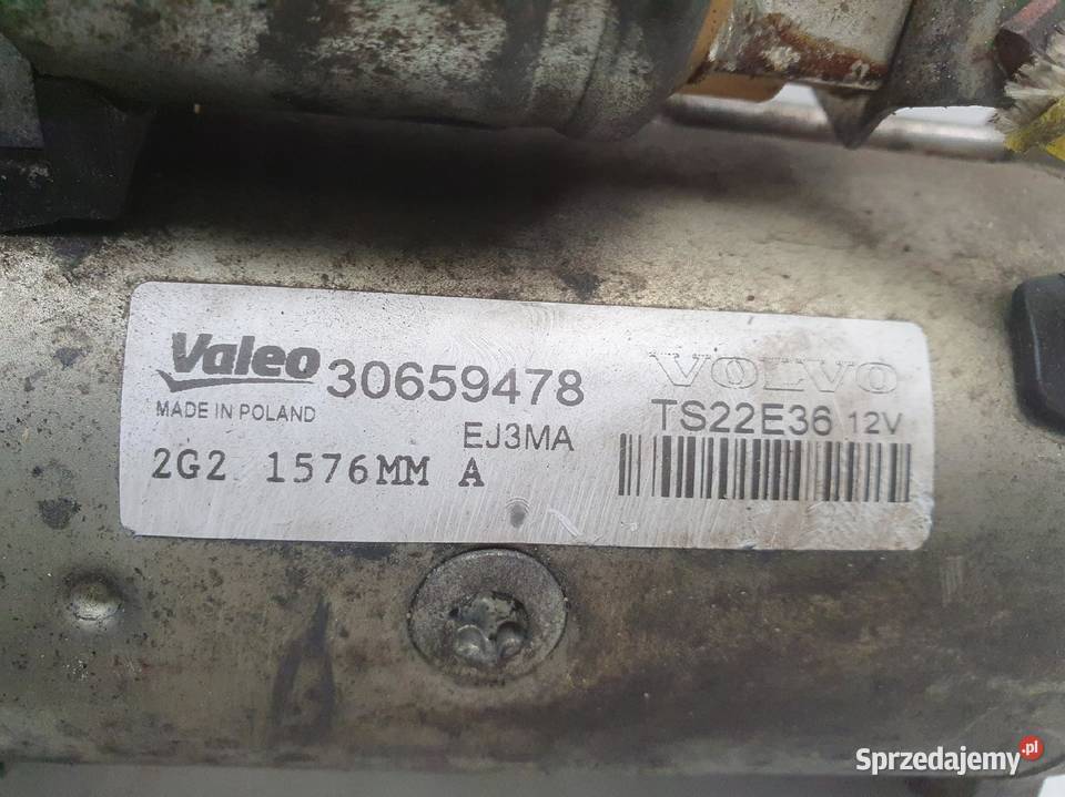 ROZRUSZNIK Volvo V60 S60 II 16 D2 ROZRUSZNIK Układ elektryczny silnika