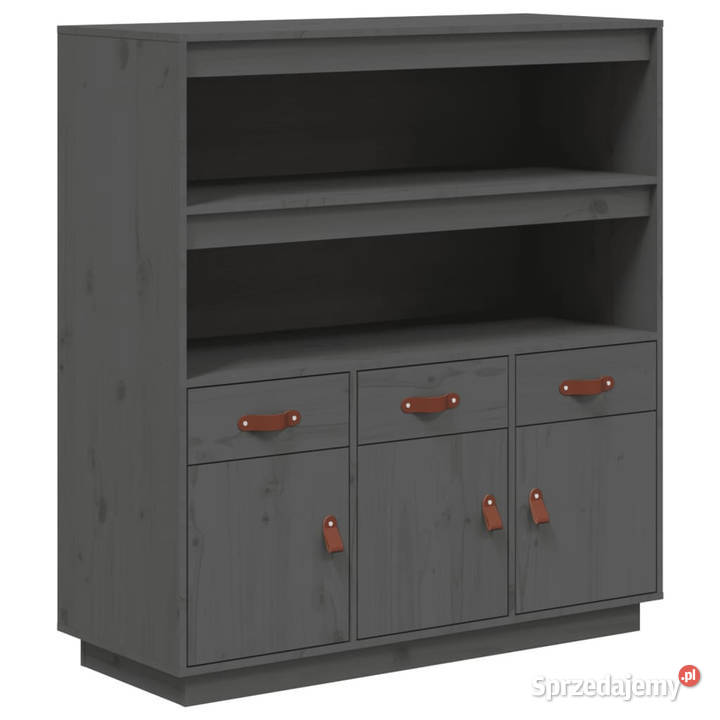Szafka szara 100x40x1085 lite drewno sosnowe Warszawa