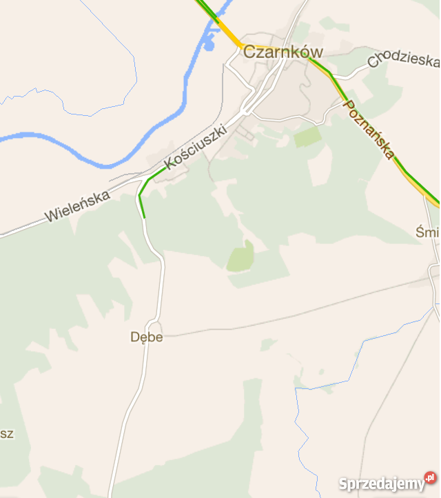 Działka budowlana w Dębe kolo Czarnkowa Dębe