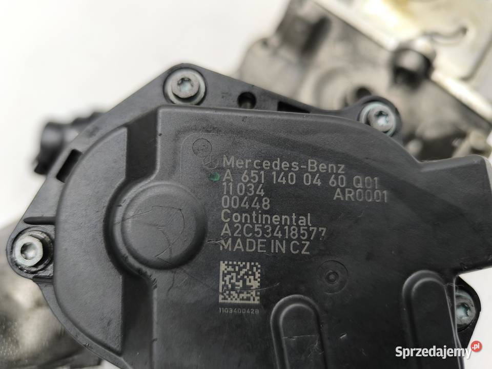 ZAWÓR CHŁODNICA EGR MERCEDES EKLASA W212 22 CDI