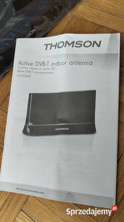 ANTENA POKOJOWA WEWNĘTRZNA THOMSON DVBT mazowieckie Warszawa