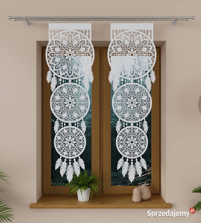 Firany firankiPanele usztywniane nowoczesne biały opolskie Opole