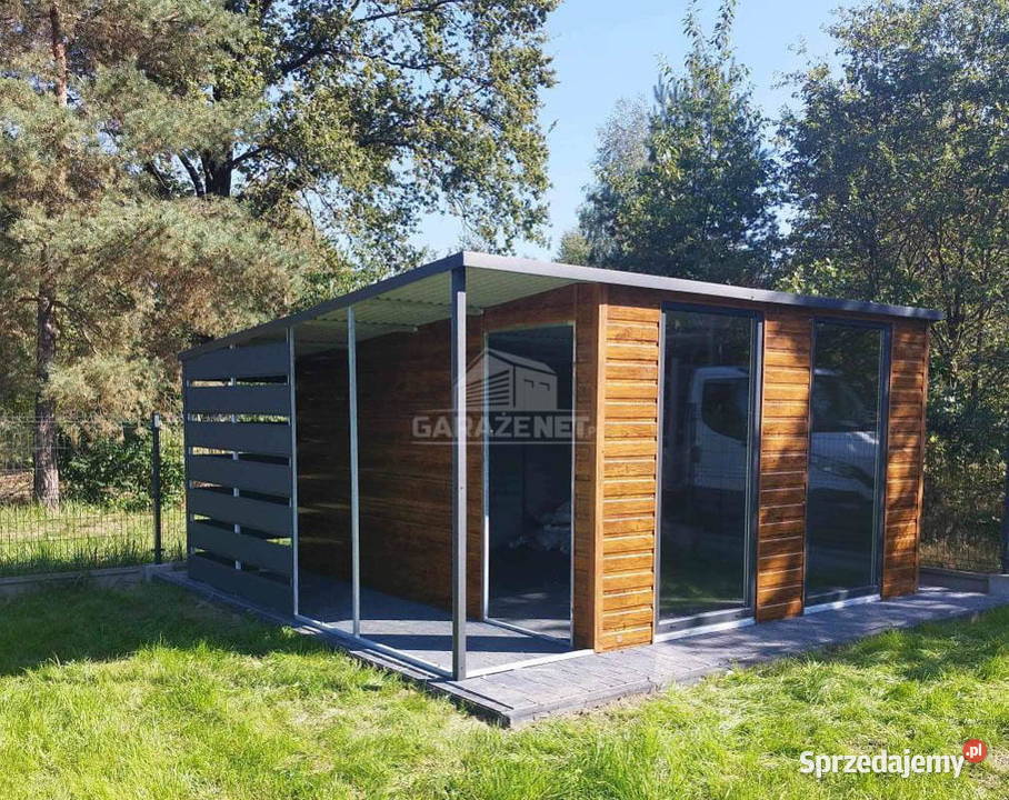 SCHOWEK DOMEK OGRODOWY 3M X 4M WIATA 1M SPAD W Domki narzędziowe Łapanów