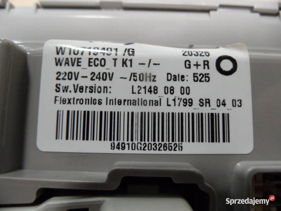 programator pralki indesit ITWA61052W W10719491G Kielce