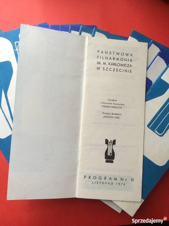 312 Programy Filharmonii Szczecin sprzedam