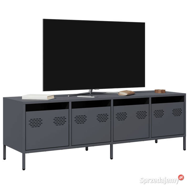 Szafka RTV antracyt 135x39x435 stal walcowana na Warszawa
