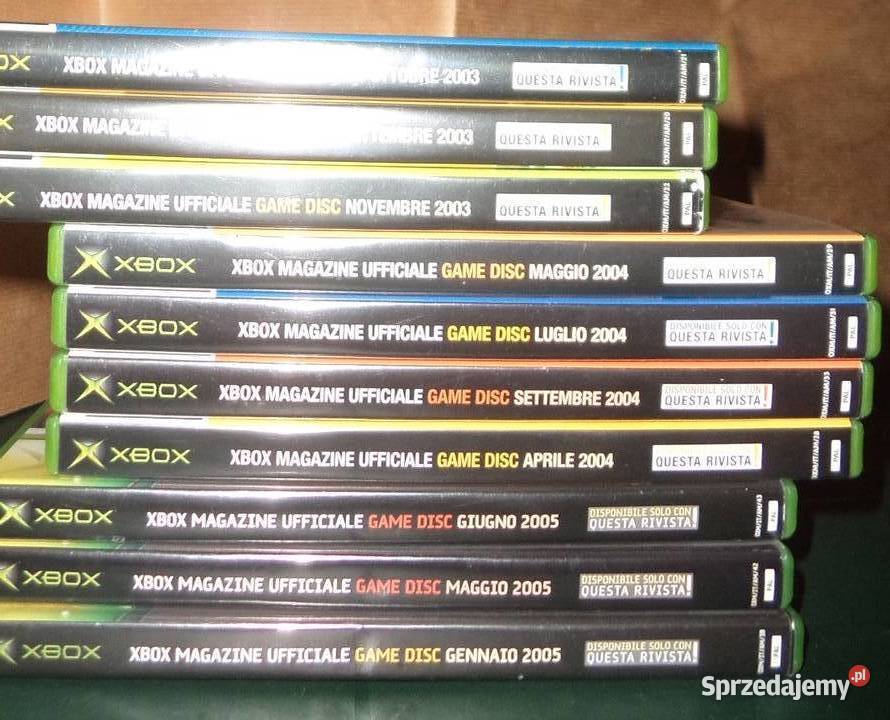 10x DVD XBOX magazine ufficiale DEMO 20032005 Rzeszów