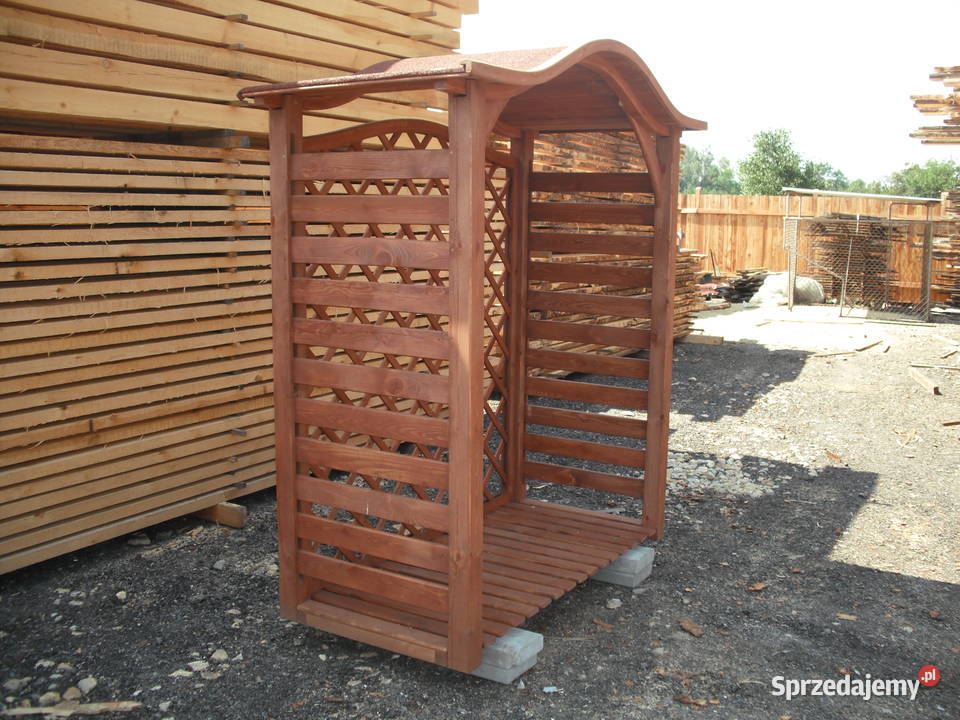 Drewutnia 165 x 08m z dachem falowym Kalety