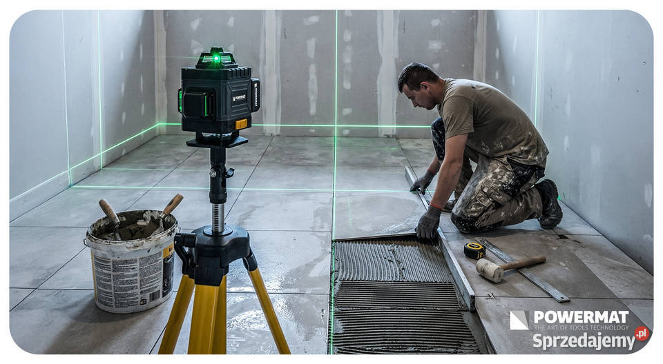 poziomica laserowa laser krzyżowy zielony Lasery krzyżowe Katowice