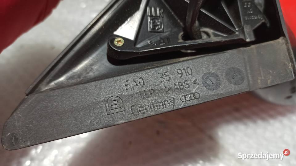 Lusterko prawe Audi A3 8L zewnętrzne 5 PIN podkarpackie Dębica