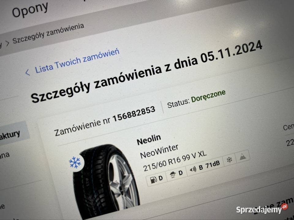 Nowe opony 2 zimowe 2156016 całkowicie nowe opolskie Strzelce Opolskie