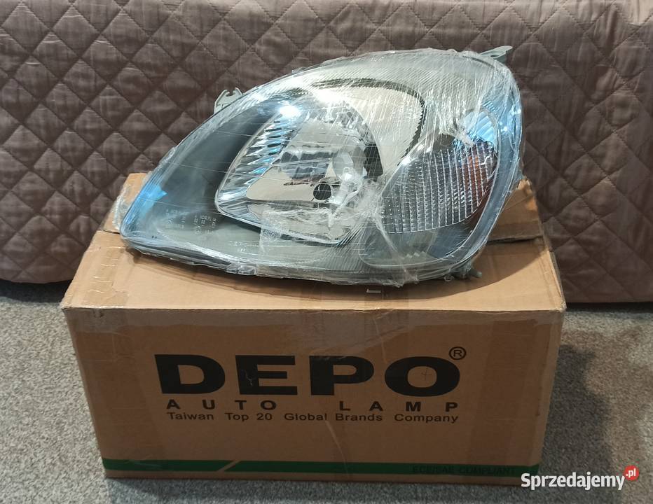 Lampa przednia lewa Toyota Yaris mazowieckie Pruszków sprzedam
