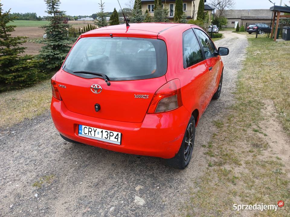 Toyota yaris 2008r mały przebieg kujawsko-pomorskie Stary Kobrzyniec