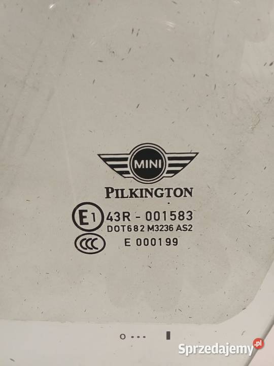 Szyba Drzwi Lewa Przednia Mini Countryman 10 Bralin sprzedam