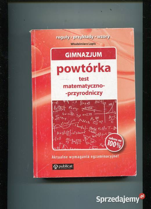 Gimnazjum powtórka test matematyczno Szczecin