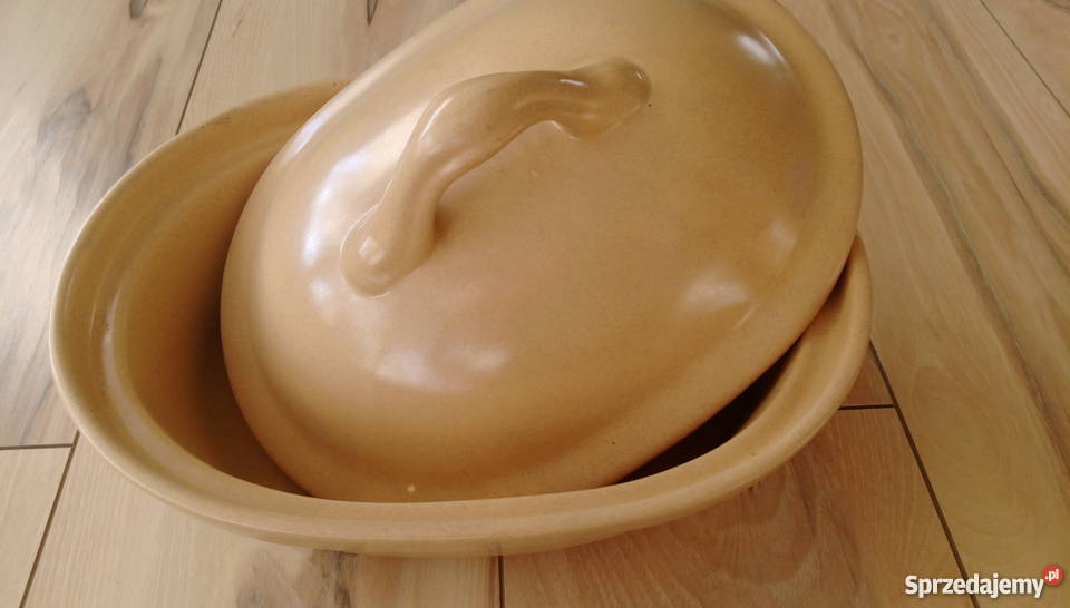 BOLESŁAWIEC ceramiczna brytfanna do pieczenia Akcesoria kuchenne śląskie Piekary Śląskie