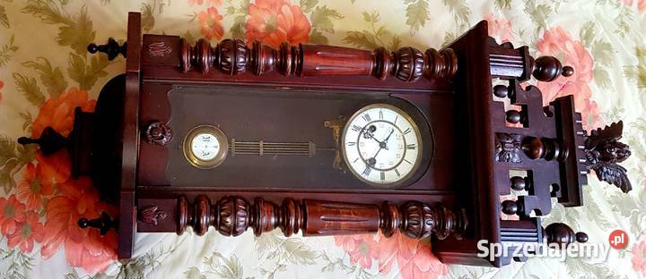 Stary Zegar Carl wernerOk1900rRegulator Ciasna