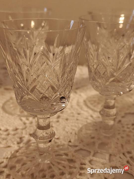 Kryształ kieliszki do likieru Legnica