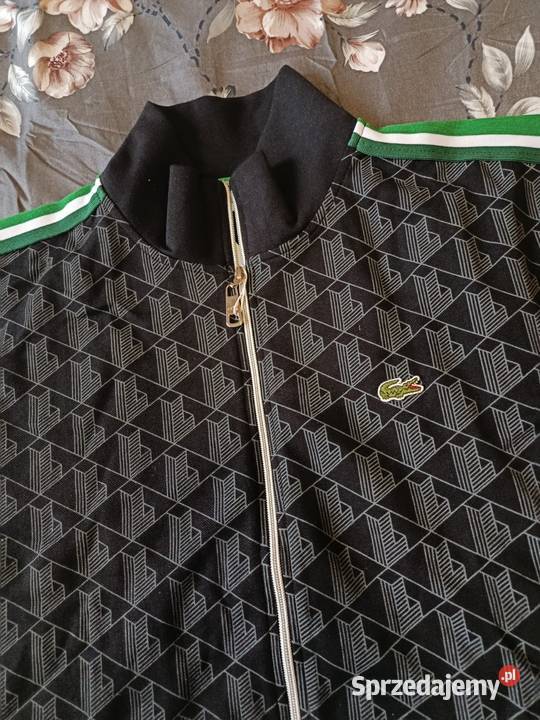 Komplet dresowy Lacoste Monogram kolor czarny