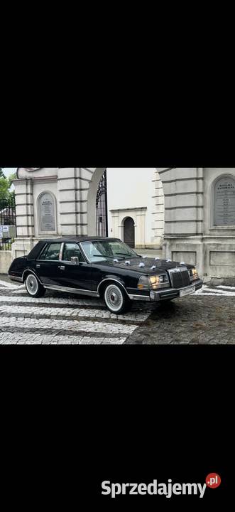 Auto do ślubu zabytkowy lincoln continental z Piotrków Trybunalski