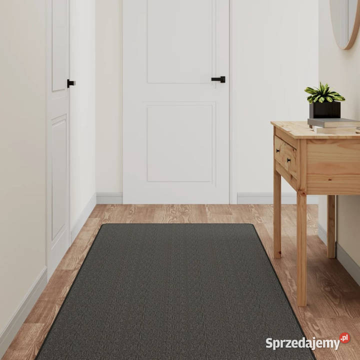 Chodnik stylizowany na sizal antracytowy 80x200 mazowieckie Warszawa