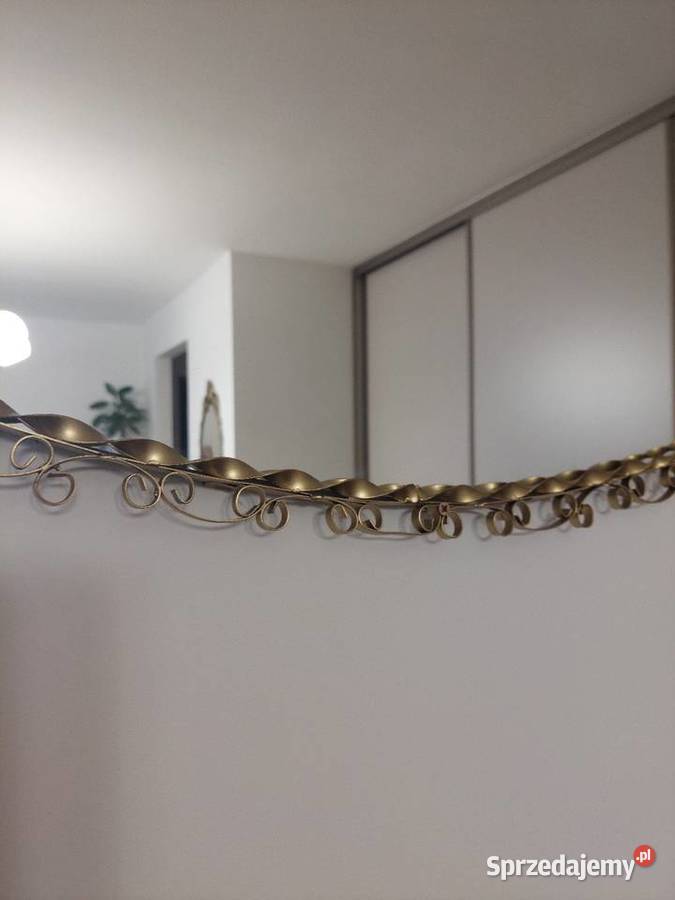 Lustro Metaloplastyka Vintage Mirosławiec