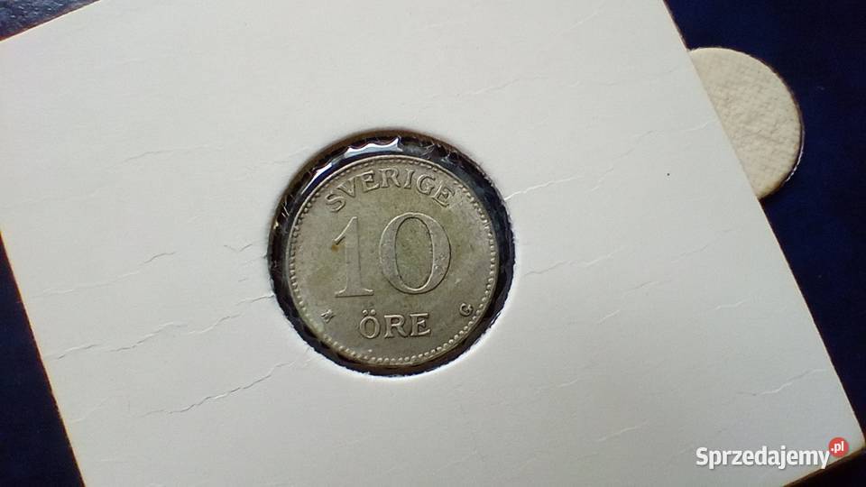 Stare monety 10 ore 1937 Szwecja srebro podkarpackie Lesko sprzedam