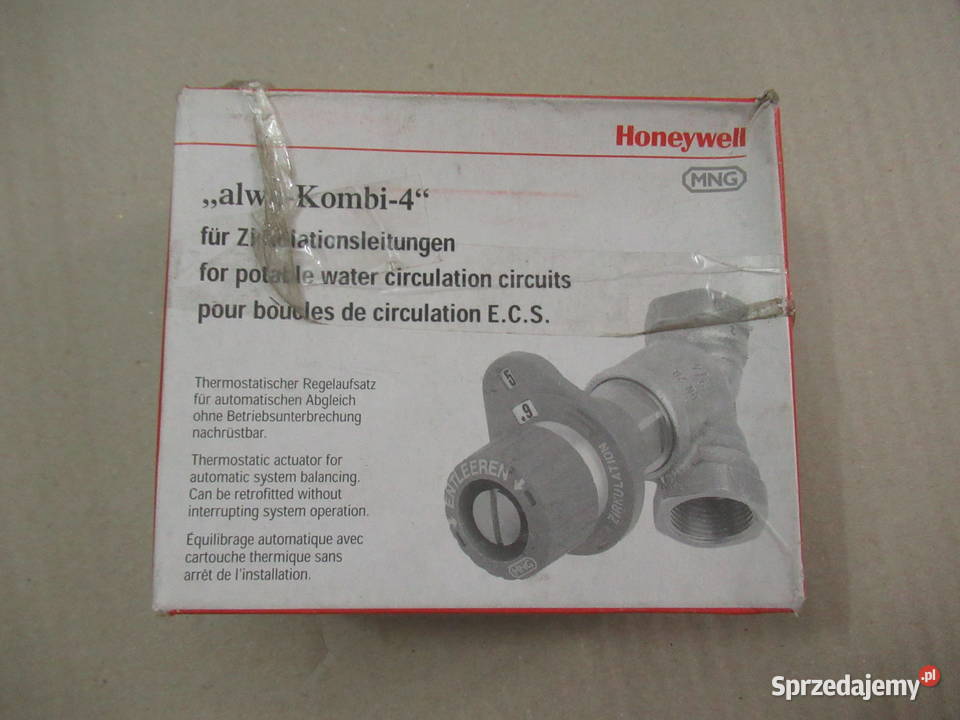 Zawor regulacyjny Honeywell do cwu Alwa-Kombi-4, GW, 1/2\" Zielona Gora ...
