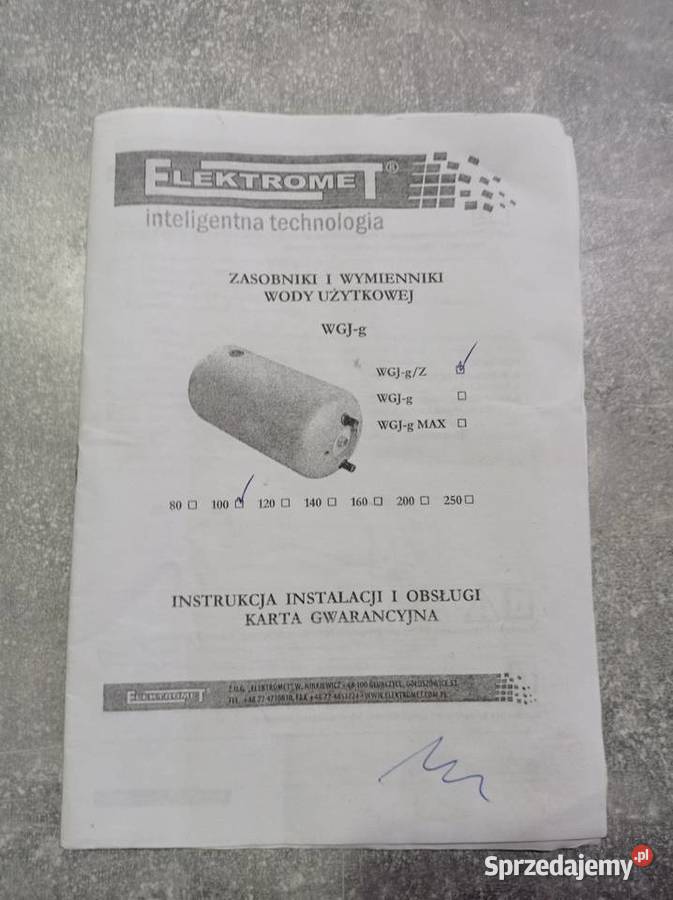 Bojler CWU 100 litrów mazowieckie Siedlce