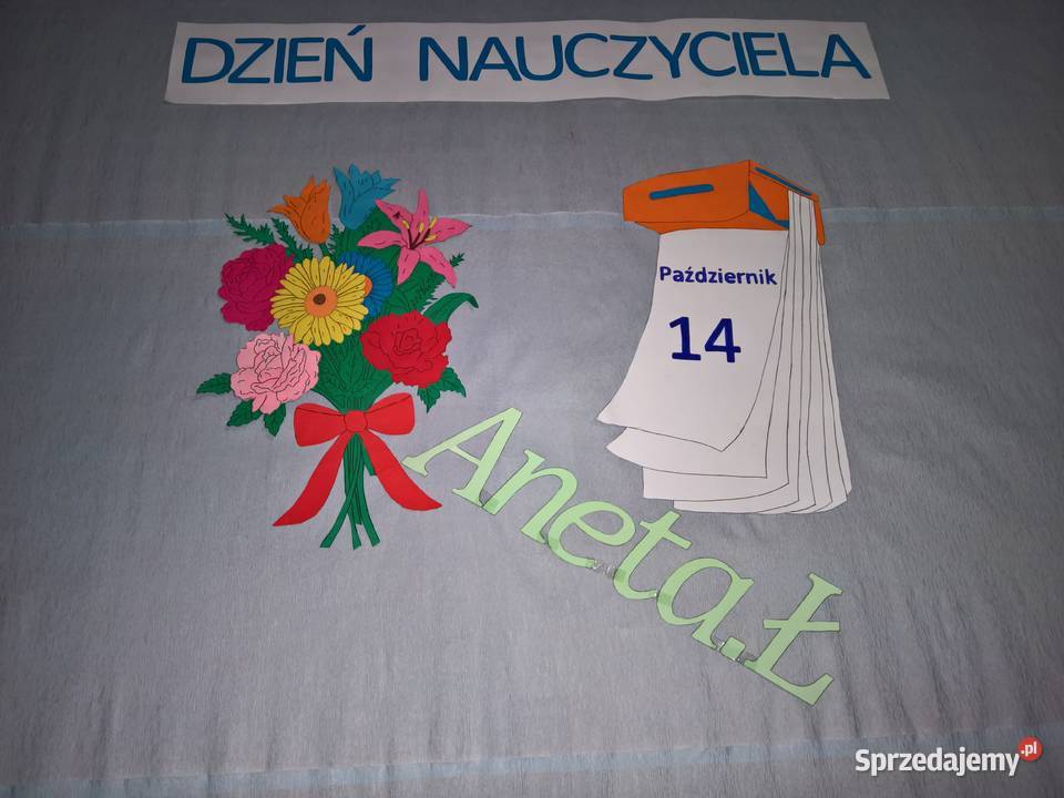Dekoracje na Dzień Nauczyciela z brystolu 504 Pozostałe mazowieckie Garwolin