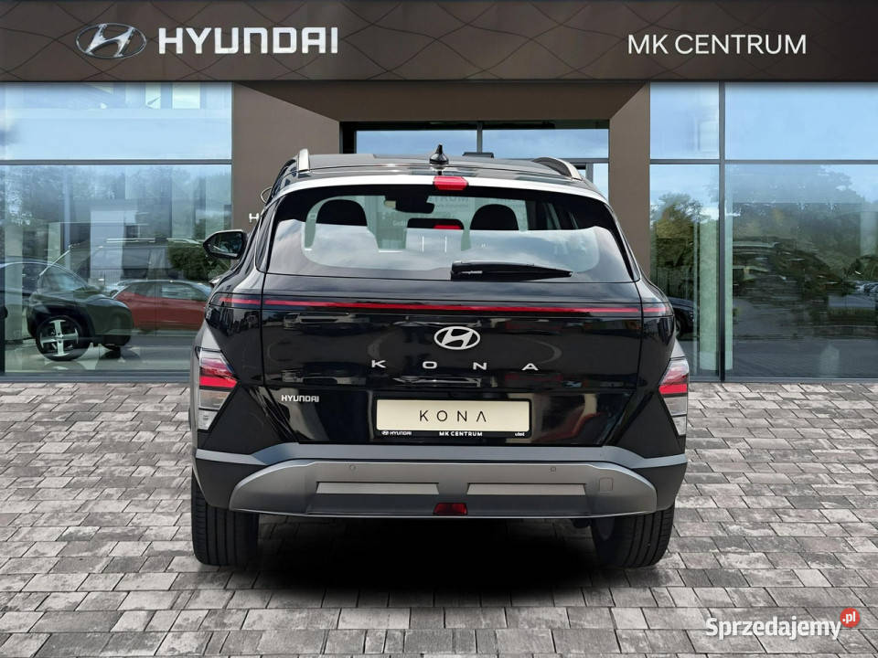 Hyundai Kona 16 TGDI 7DCT 2WD 150 Executive Tech czarny łódzkie Piotrków Trybunalski sprzedam