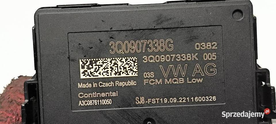 MODUŁ SKODA KAROQ FACELIFTING 3Q0907338G Lipno sprzedam