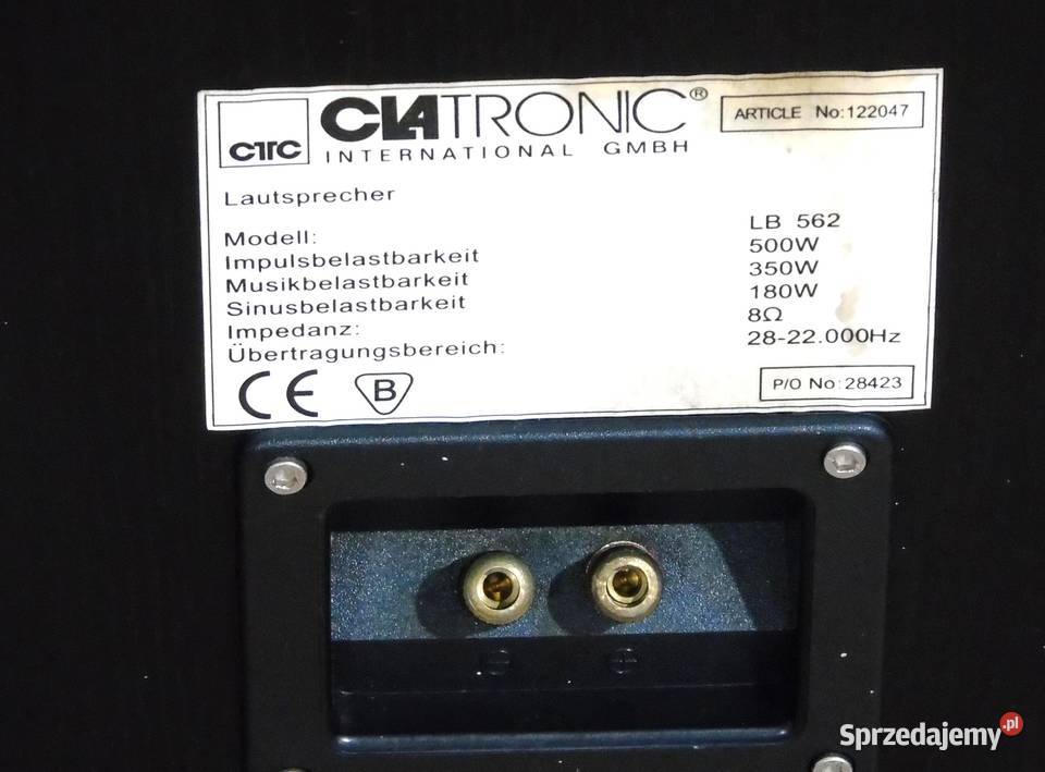 Kolumny stereo Clatronic 2x 500 wat DOSTAWA Jasło
