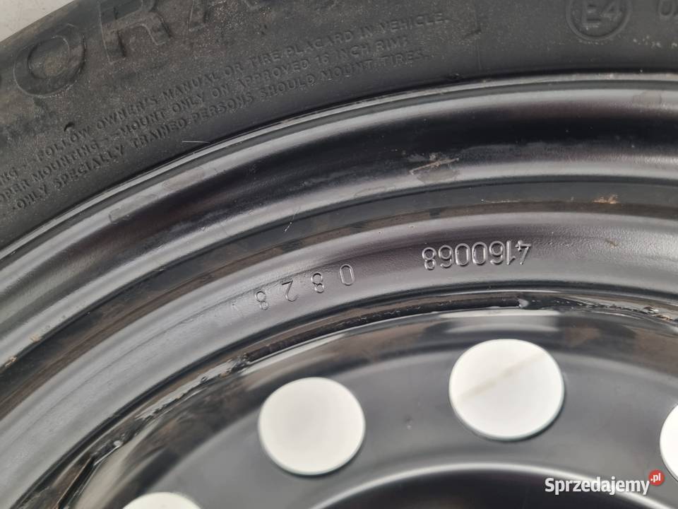 KOŁO DOJAZDOWE Audi Seat Vw Golf VI 12570 R16 Chełm