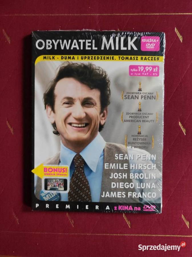 2008 Obywatel Milk Sean Penn film dvd Kielce sprzedam