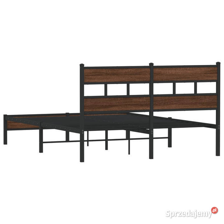 Łóżko bez materaca brązowy dąb 140x200 WM4017309 Łóżka mazowieckie Warszawa